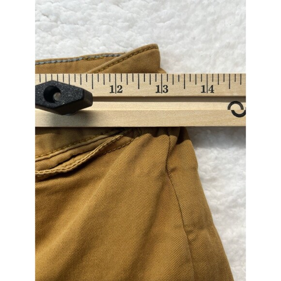 Anthropologie Chino Pants Womens 0 Cropped Pin Tuck Wide Leg Preppy Minimalist - Picture 7 of 8